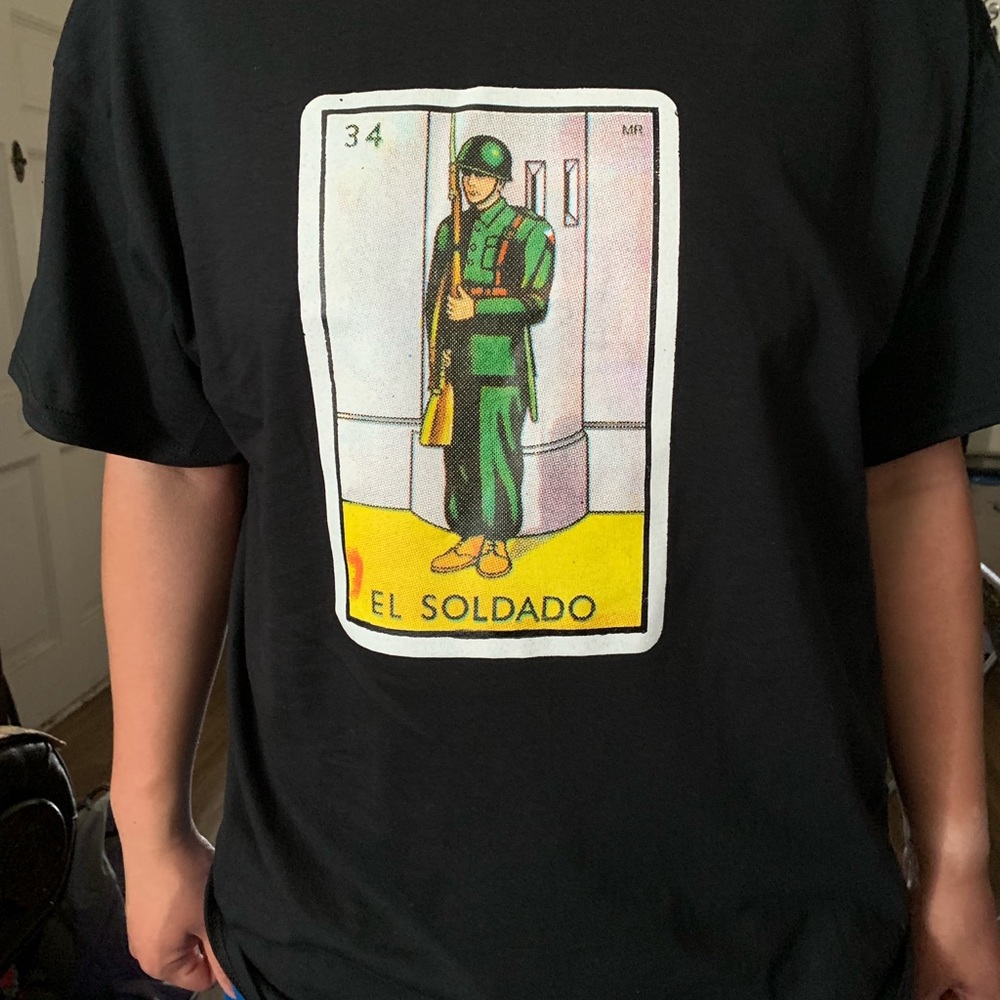 Men’s shirts and women shirts Lotería cards